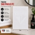 Toalha Social Academia e Mão Buettner Jacquard Veludo Futebol Sao Paulo 33cmx50cm Branco