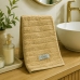 Kit 02 - Toalha Rosto KazzaVip Felpuda 100% Algod&atilde;o Loft 48cm x 90cm Bege