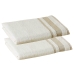 Kit 02 - Toalha Rosto KazzaVip Felpuda 100% Algodão Princess 45cm x 75cm Branco