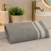 Toalha Avulsa Banho KazzaVip Felpuda 100% Algod&atilde;o Princess 72cm x 140m Gris