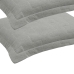 Par de Porta Travesseiro Buettner Malha Mescla 90% Algod&atilde;o e 10% Poli&eacute;ster Linha Basic 50cmx70cm Bege