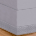 Saia Cama Box Buettner Solteiro King Percal 180 Fios 100% Algodão Melody com Aplicação de Renda Nice Cinza