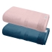 Kit 2 Toalhas Banho Buettner 100% Algodão Egípcio Peteado Nobre 70cmx140m Aliance Rose e Marinho