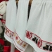 Kit 2 Panos De Prato Copa Lomaer Felpudo 95% Algodão Jacquard Barra Bordada Natal 45cmx70cm Branco