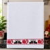 Pano De Prato Copa Lomaer Felpudo 95% Algod&atilde;o Jacquard Barra Bordada Ho Ho Ho de Natal 45cmx70cm Branco