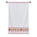 Pano De Prato Copa Lomaer Felpudo 95% Algodão Jacquard Barra Bordada Enfeite de Natal 45cmx70cm Branco