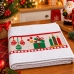 Pano De Prato Copa Lomaer Felpudo 95% Algod&atilde;o Jacquard Barra Bordada Presente de Natal 45cmx70cm Branco