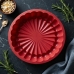 Forma Redonda Allmix Silicone Bolo Torta 27cm Vermelho