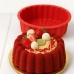 Forma Redonda Allmix Silicone Bolo Torta 27cm Vermelho