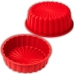 Forma Redonda Allmix Silicone Bolo Torta 27cm Vermelho