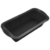 Forma Retangular Allmix Silicone Bolo,P&atilde;o,Pudim E Tortas 25,5 x 12,5 cm Resistente, Anti-aderente Preto