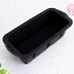 Forma Retangular Allmix Silicone Bolo,P&atilde;o,Pudim E Tortas 25,5 x 12,5 cm Resistente, Anti-aderente Preto