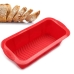 Forma Retangular Allmix Silicone Bolo,P&atilde;o,Pudim E Tortas 25,5 x 12,5 cm Resistente, Anti-aderente Vermelho