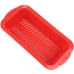 Forma Retangular Allmix Silicone Bolo,P&atilde;o,Pudim E Tortas 25,5 x 12,5 cm Resistente, Anti-aderente Vermelho