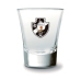 Copo Shot Dose Individual Allmix Vidro Oficial Licenciado Vasco da Gama Football Club 60ml Incolor