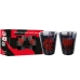 Copo Shot Dose Allmix Vidro Oficial Licenciado Flamengo Rubro Football Club 55ml Cada Luva Com 2 Unid