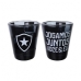 Copo Shot Dose Allmix Vidro Oficial Licenciado Botafogo Football Club 55ml Cada Luva Com 2 Unid