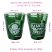 Copo Shot Dose Allmix Vidro Oficial Licenciado Palmeiras Football Club 55ml Cada Luva Com 2 Unid Verde