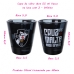 Copo Shot Dose Allmix Vidro Oficial Licenciado Vasco Da Gama Football Club 55ml Cada Luva Com 2 Unid Preto
