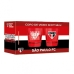 Copo Shot Dose Allmix Vidro Oficial Licenciado Sao Paulo Tricolor Paulista Football Club 55ml Cada Luva Com 2 Unid Vermelho