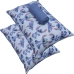 Jogo de Cama Portallar Queen Malha 100% Algodão Disney Stitch E Xepa 3 Peças Azul