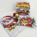 Kit 02 Pano De Prato Copa Lomaer Sacaria 95% Algod&atilde;o Estampa Natal 45cmx71cm Branco Off-White