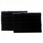 Toalhas Rosto Lmpeter Profissional 48x75cm Preto - 12 unidades