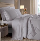 Edredom Buettner Queen Percal 300 Fios 240x260cm Cinza