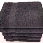 Toalha De Banho Lmpeter Profissional 75cmx1,30m Preto - 02 unidades