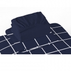 Jogo de Cama Tecebem Solteiro Malha 3 peças Estampado Francisco/Marinho