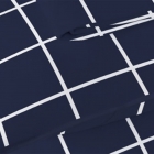 Jogo de Cama Tecebem Solteiro Malha 3 peças Estampado Francisco/Marinho