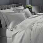 Jogo de Cama Buettner Casal Percal 100% Algodao 1000 Fios Dobra Feita 4 pe&ccedil;as Prata