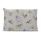 Jogo de Len&ccedil;ol KazzaVip Solteiro Malha 100% Algod&atilde;o Basic Dogs 2 Pe&ccedil;as Cinza