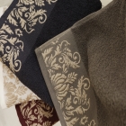 Kit 6 Toalha de Banho KazzaVip Felpuda 100% Algodao Bordado Viena 72cmx130m Sortido