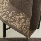 Kit 2 Toalha de Rosto KazzaVip Felpuda 100% Algodao Bordado Viena 45cmx75cm Sortido