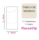 Kit 6 Toalha de Rosto KazzaVip Felpuda 100% Algodao Bordado Viena 45cmx75cm Sortido